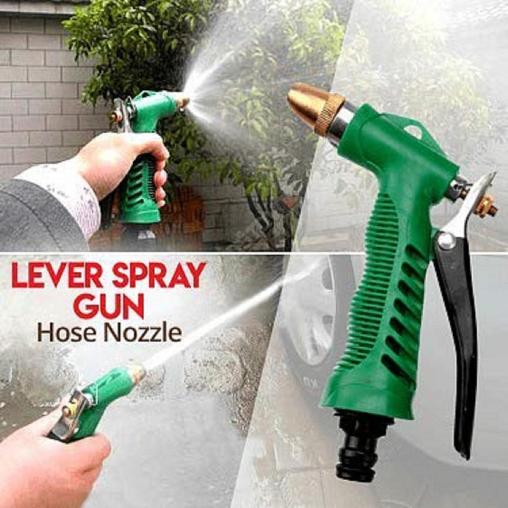 Brass Water Pressure Spray Gun Nozzle �Heavy Duty Alloy Body with Ergonomic Grip