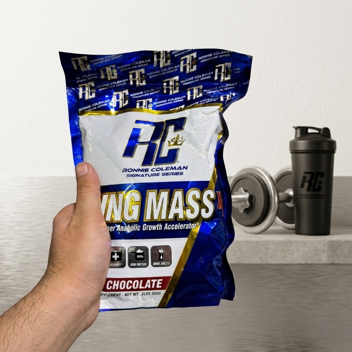 King Mass Chocolate Protein Weight Gainer Powder for Muscle Mass & Strength