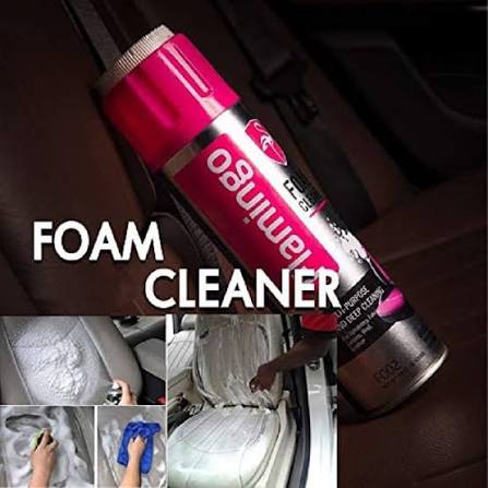 Flamingo Foam Cleaner 650ML �Multi-Purpose Deep Cleaning Spray for Upholstery, Carpets, Leather & Hard Surfaces