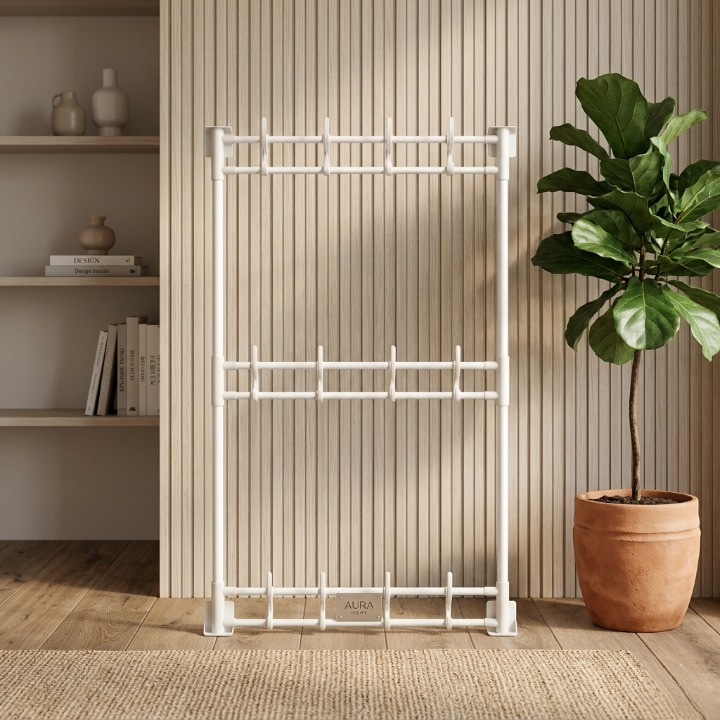 Wall-Mounted Corner Storage Rack – photo 1