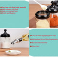 Oil Bottle Set 4 Piece Daisy Glass Spice Set With 3 Spice Jars 180ml And 1 Oil Bottle 750ml