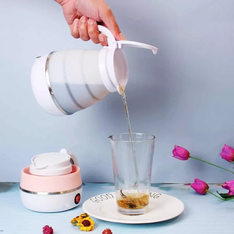 Portable &amp; Foldable Electric Kettle Easy To Carry (Random Colour)