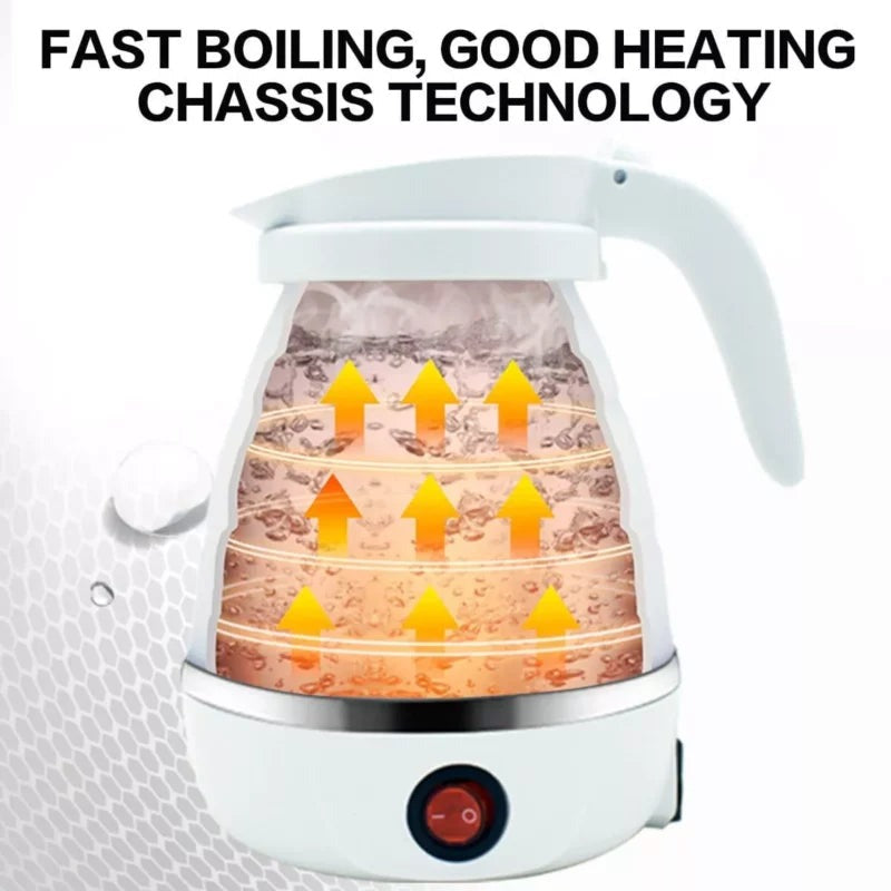 Portable &amp; Foldable Electric Kettle Easy To Carry (Random Colour)