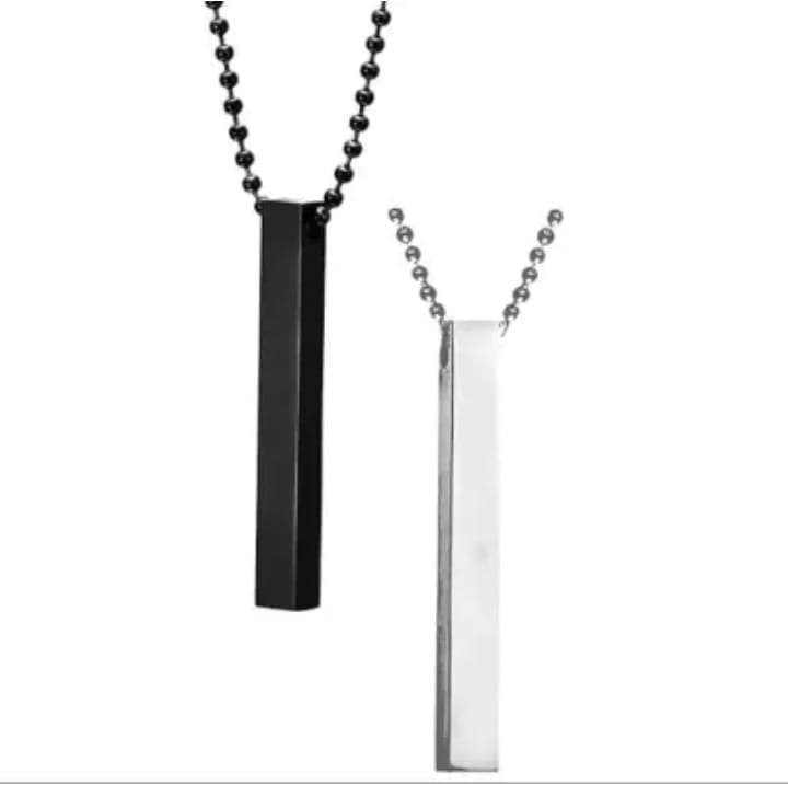 Boys Bar Necklace Pack Of 2 Materials – photo 4