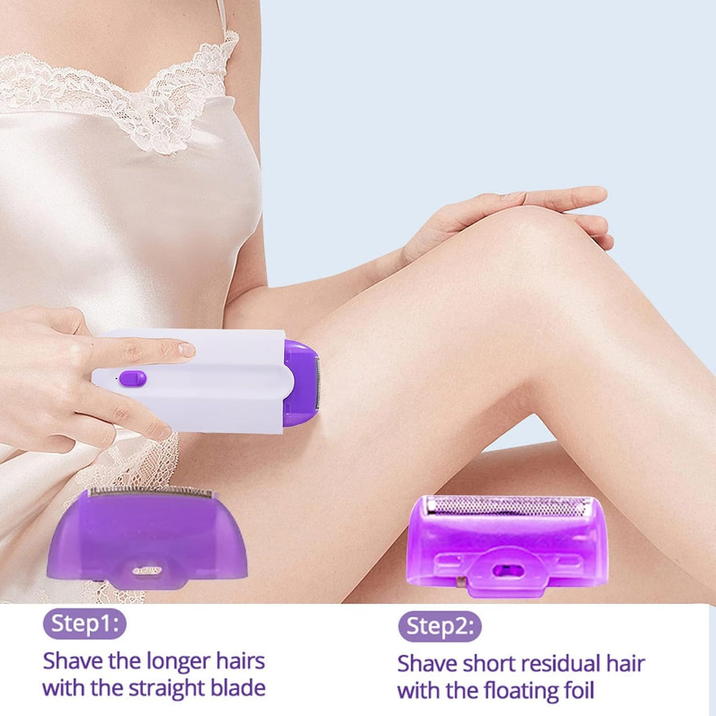 Finishing Touch Yes Hair Remover �Rechargeable Painless Facial & Body Hair Removal Device for Women | Electric Epilator for Face, Upper Lip, Underarms, Bikini & Legs