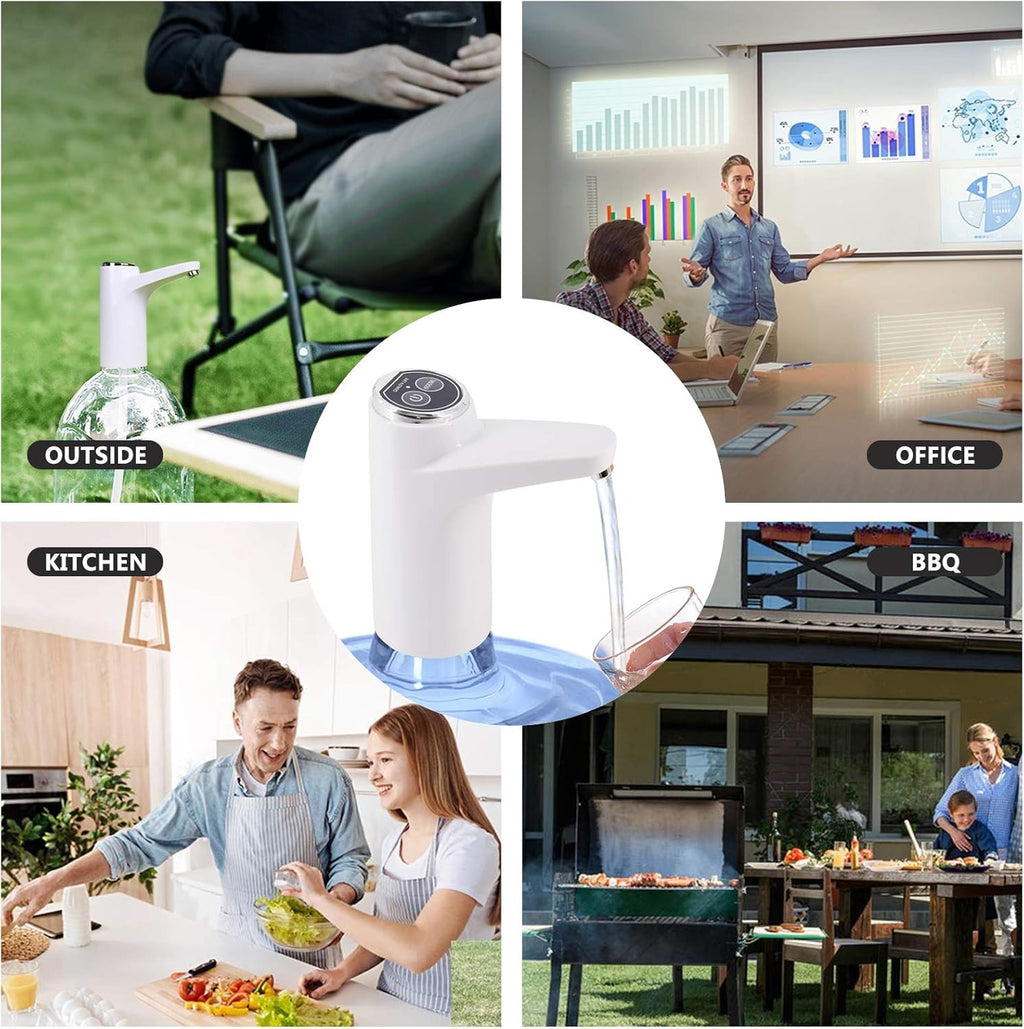 Touch Intelligent Electric Water Pump �Rechargeable Automatic Dispenser For Bottled Water With One -Touch Operation (Random Color)