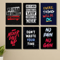 Set of 6 Premium Wall Art Photo Tiles �Modern Home Decor Sets 8x11