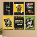 Set of 6 Wall Art Wooden Phototile Frames for Wall Decor