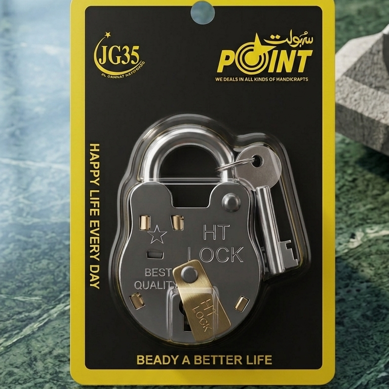 HT Lock JG-35 - Heavy Duty Security Lock Durable Mechanical Hardware Device High Performance Protection Safety Lock For Doors And Gates