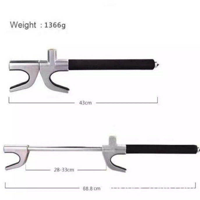 Anti Theft X1 Twin Hooks Car Truck Van Steering Wheel Lock