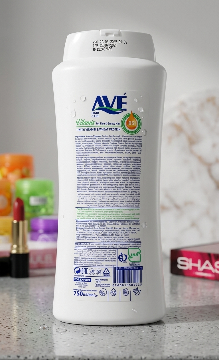 AVE Vitamix Hair Shampoo 750?ml �Deep Cleansing & Nourishing Formula