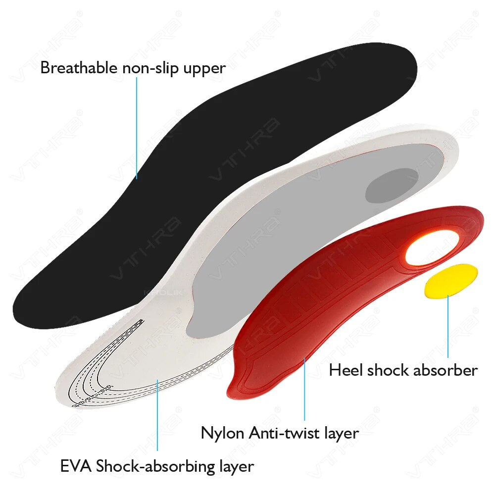 Flat Feet Arch Support Foot Pad Insole Shoe Inserts For Foot Pain Relief for Man &amp; Woman