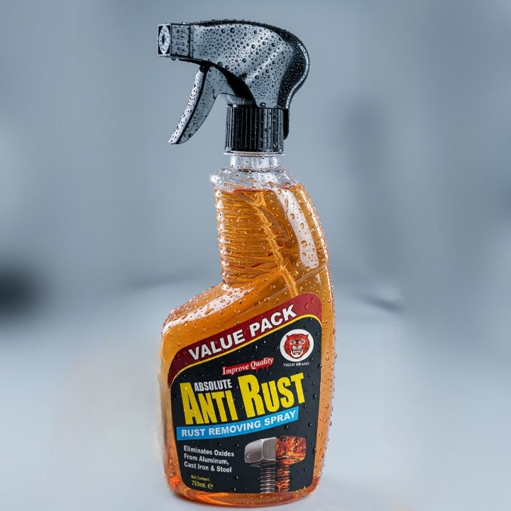 Anti Rust Remover Spray 750ml Bottle �Heavy Duty Rust Cleaning Solution for Metal Surfaces