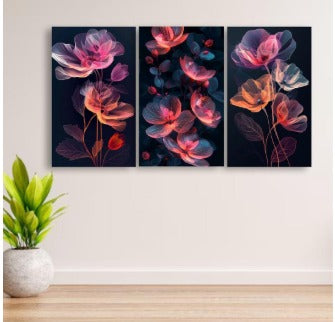 Set Of 3 Wall Art Wooden Phototile – photo 2