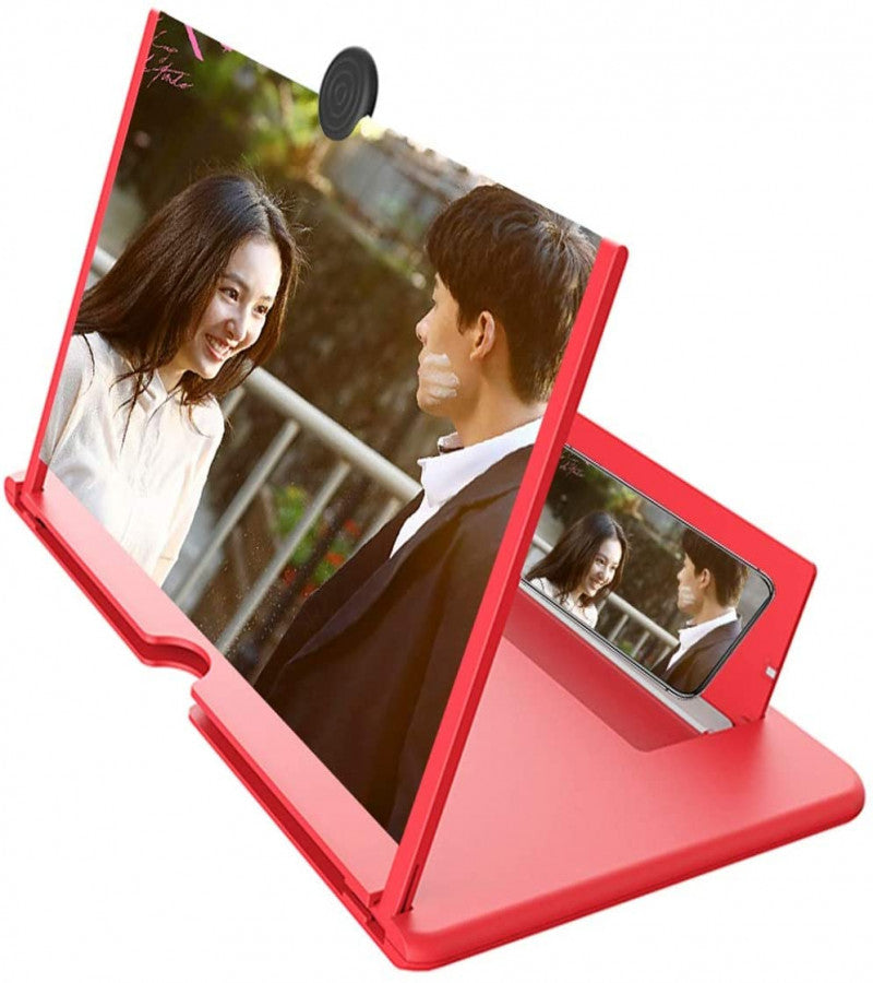 F3 Mobile Screen Magnifier | Enlarged Mobile Screen Amplifier Large Screen Eyes Protection | Size 8 Inch (Random Color)