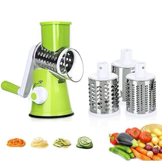 Multifunctional Hand Crank Drum Vegetable Cutter And