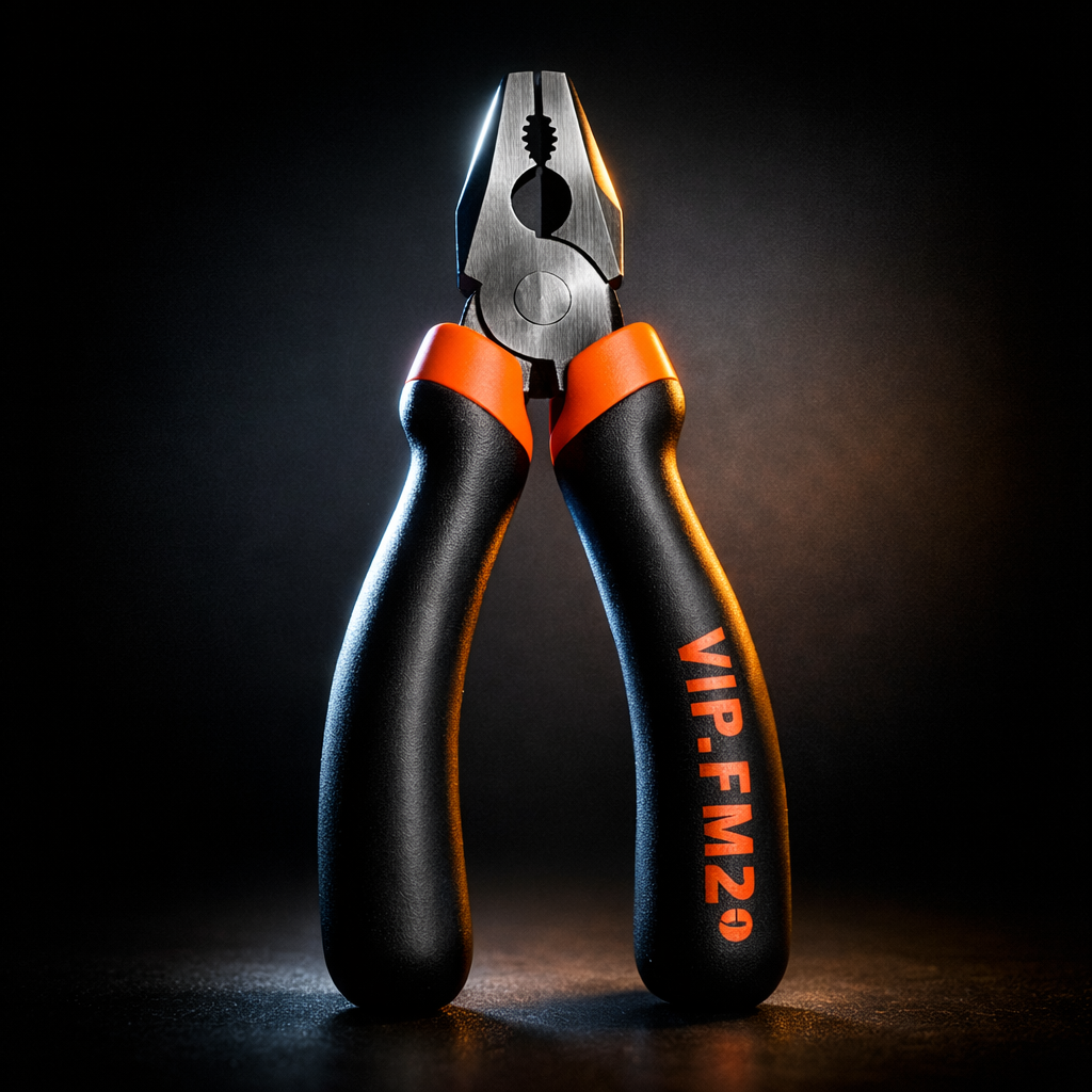 Heavy-Duty Combination Pliers �Professional Grip Hand Tool 8 Inch