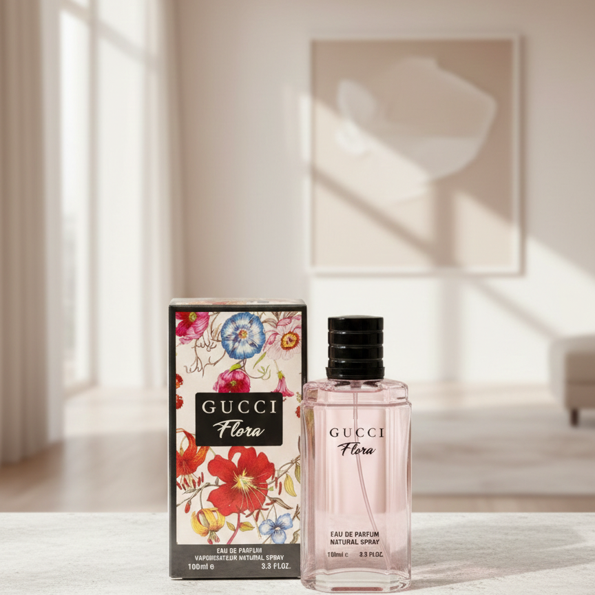 Gucci Flora Eau de Parfum �100ml Premium Long-Lasting Fragrance for Women, Elegant Floral Scent
