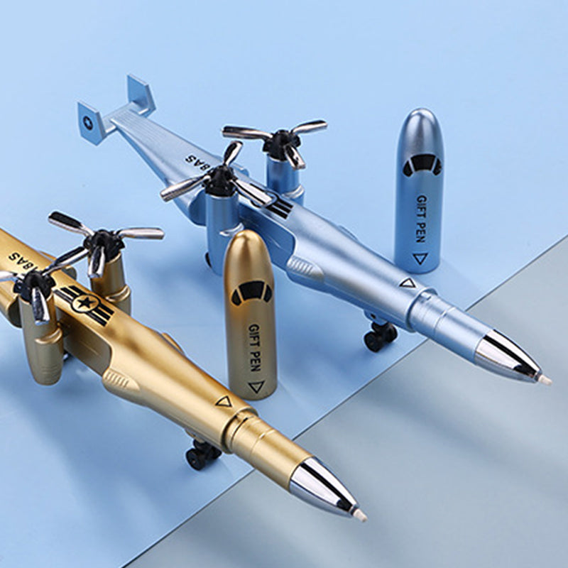 Airplane Design Metal Ballpoint Pen �Creative Aircraft Shape Gift Pen for Kids & Adults | 1Pc