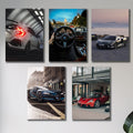 Set of 5 Premium Wall Art Photo Tiles �Modern Home Decor Sets 8x11