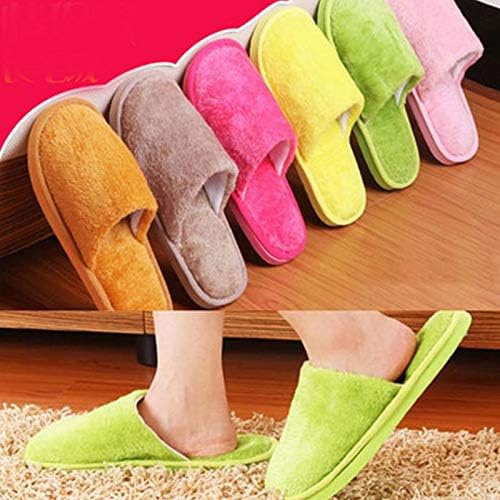 Multi Color Soft Cotton Slippers For Men And Women Free Size (Random Color)
