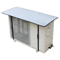 AC Outdoor Unit Sunshade Cover �Silver Foil Reflective Heat Shield & Dust Protector for Air Conditioner External Units | With Clip