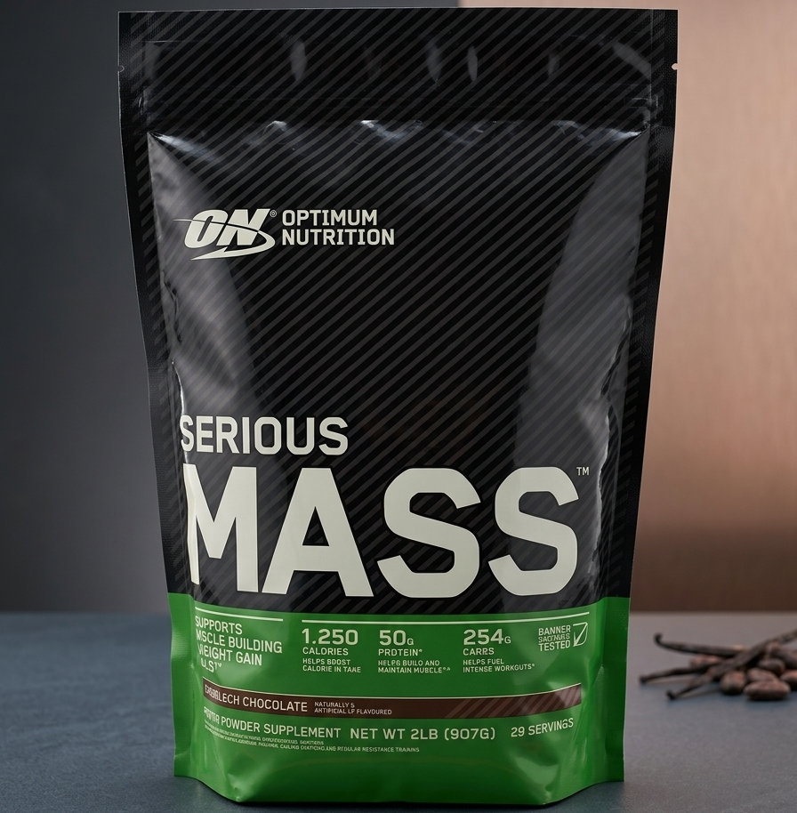 Optimum Nutrition Serious Mass Weight Gainer 2LB Pack �High Calorie Protein & Muscle Mass Support