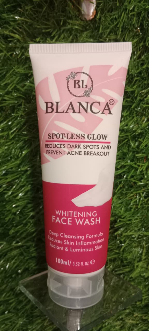 Blanca Spotless Glow Face Wash 100ml Gentle Cleanser For Bright Clear And Radiant Skin
