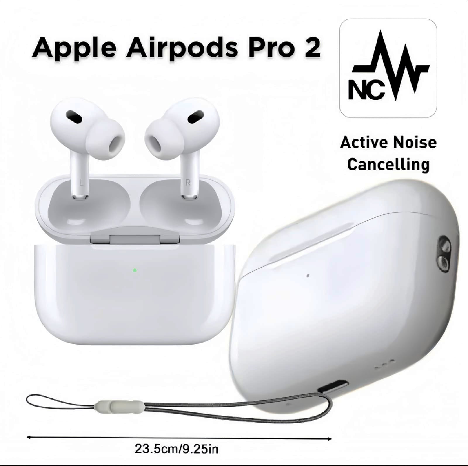 AirPods Pro 2nd Generation Replica Wireless Earbuds �Premium Bluetooth Earphones with Charging Case