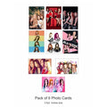 Black Pink Photo Cards Pack of 9