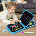 Erasable & Reusable Doodle Magic Blackboard Book with 3 Color Markers �Kids Drawing & Learning Activity Book (Random Color)