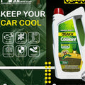 OSAKA Premium Radiator Coolant  - High Grade Green (Automotive Grade) | Engine Cooling System Protector | Metal Corrosion Prevention (1L)