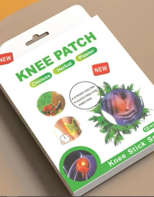 Herbal Knee Pain Relief Patch �Heat Therapy for Joint & Muscle Comfort, Natural Ingredients Pack Of 10 Pcs