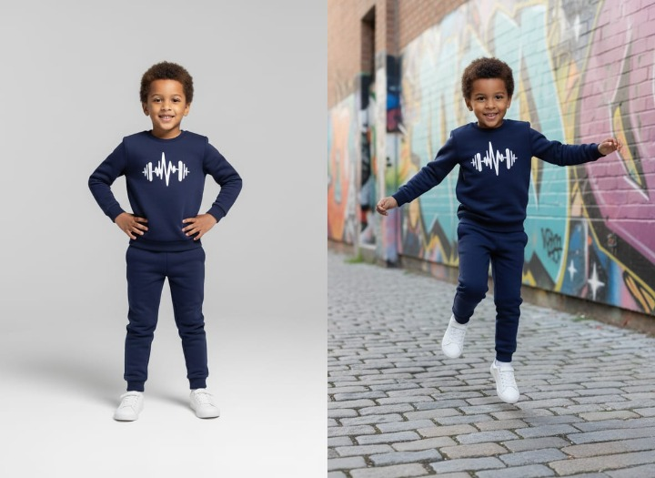 Boys Winter Casual Long Sleeve Printed Patchwork Round Neck Sweatshirt | Warm, Stylish & Comfortable Winter Wear small