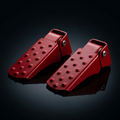 Motorcycle Footrest Genuine High Quality Universal 1 Pair | Red