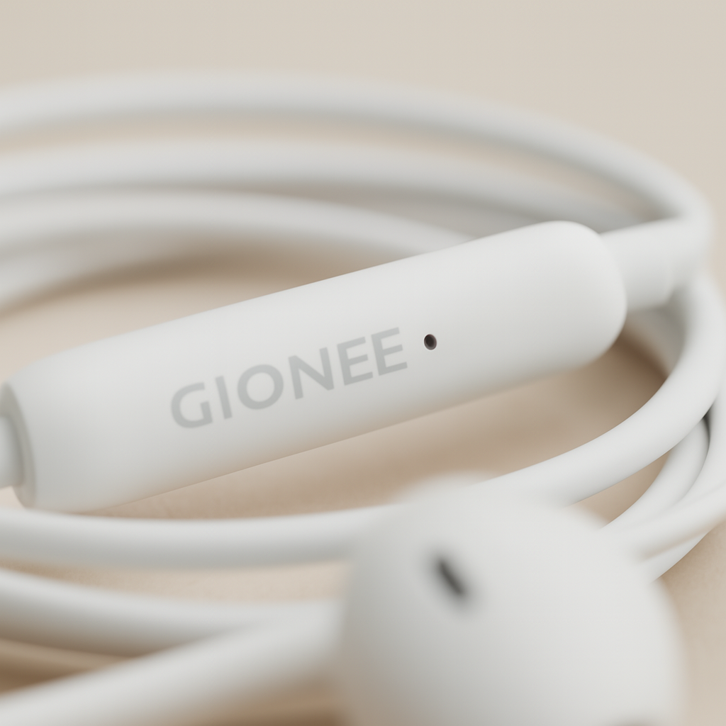 Gionee Original Handsfree �High Bass Quality Wired Earphones with Mic & 3.5mm Jack