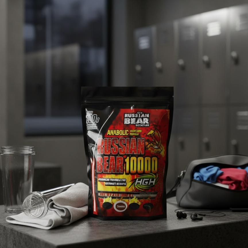 Russian Bear 10000 �Chocolate Anabolic Weight Gain Formula | High-Calorie Mass Gainer for Extreme Muscle - 2lbs Growth & Strength