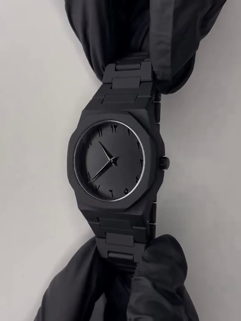 Full BLACK AURA Quartz Watch �Lightweight Design, , Premium Quality & Finish - Best Quality Analog Watch For Boys - Watch For Men | Full Black Color Watch - (Without Box)