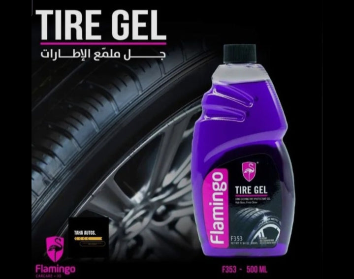 Flamingo Tire Gel F353 �Long Lasting High Gloss Tire Shine & Protection Formula 500ML