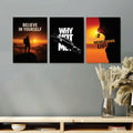 Set of 3 Premium Wall Art Photo Tiles �Modern Home Decor Sets