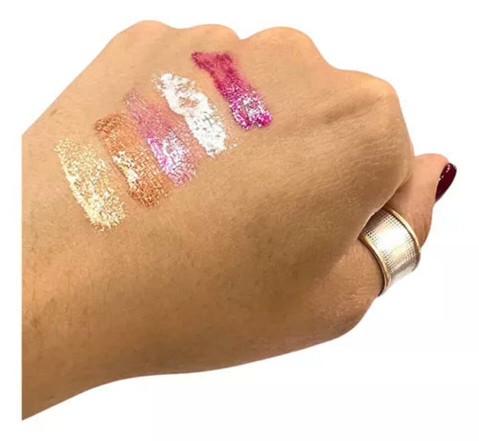 KS ONE 2-In-1 Waterproof Lip Gloss & Eyeshadow Color �Multicolor