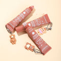 Huda Moji Cute Teddy Style Cocoa Butter High Pigmented Lip Gloss Set �Nude Shades (Pack of 2)