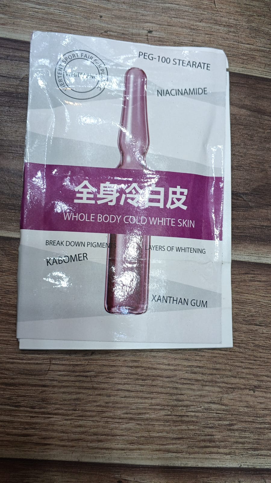Whole Body Cold White Skin Brightening Serum �Advanced Niacinamide Formula for Radiant Skin
