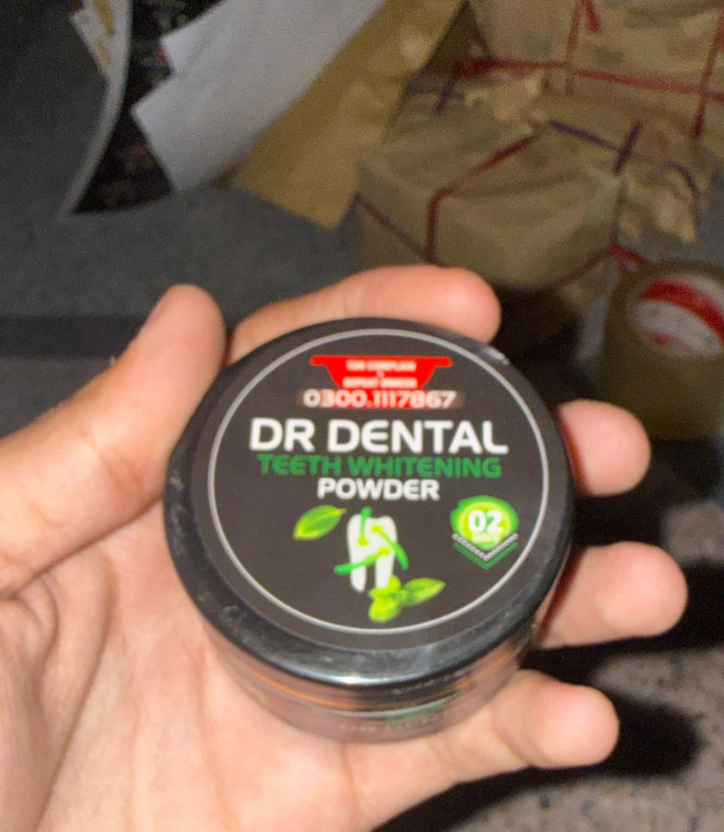 Dr. Dental Teeth Whitening Powder | 100% Natural Herbal Formula 50g