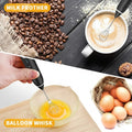 Rechargeable Coffee Beater �USB Rechargeable Powerful Milk Frother for Coffee, Cappuccino, Latte, Matcha, Hot Chocolate & Kitchen Use | High-Speed Stainless Steel Whisk Mixer