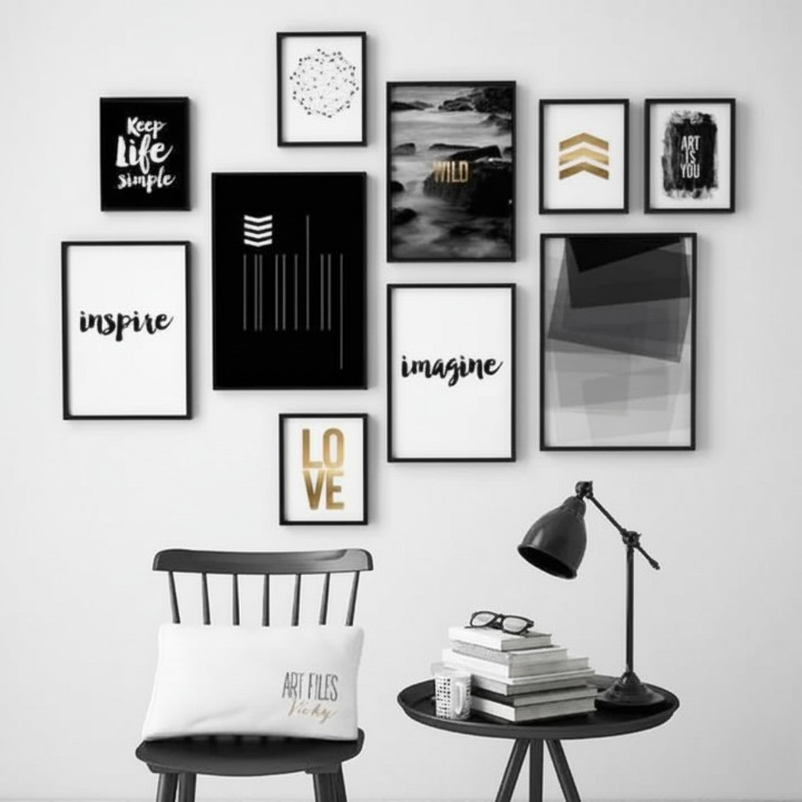 Motivational Wooden Wall Art Frame Set – photo 1
