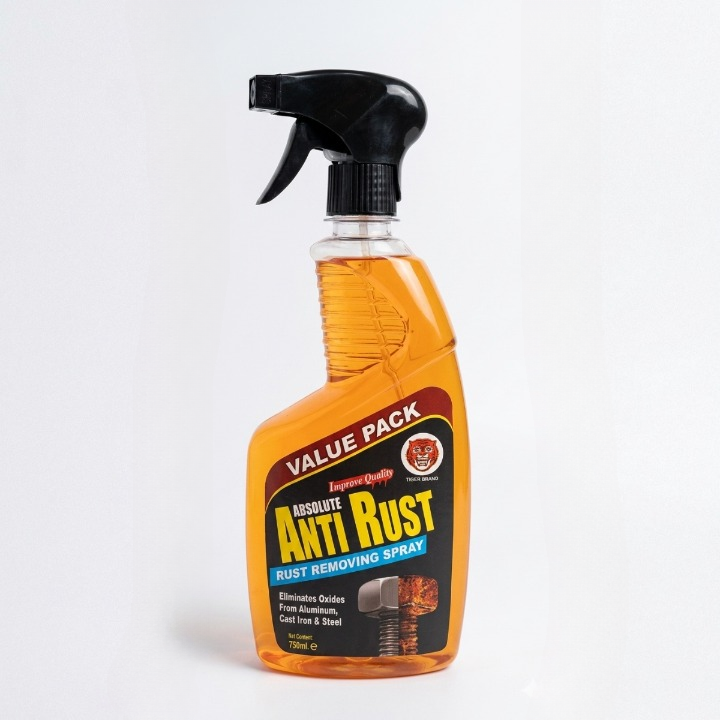 Anti Rust Remover Spray 750ml Bottle �Heavy Duty Rust Cleaning Solution for Metal Surfaces