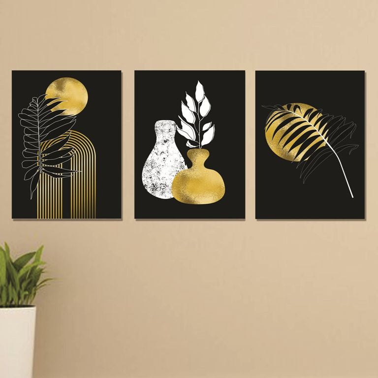 Set of 3 Premium Wall Art Photo Tiles �Modern Home Decor Sets 8x11