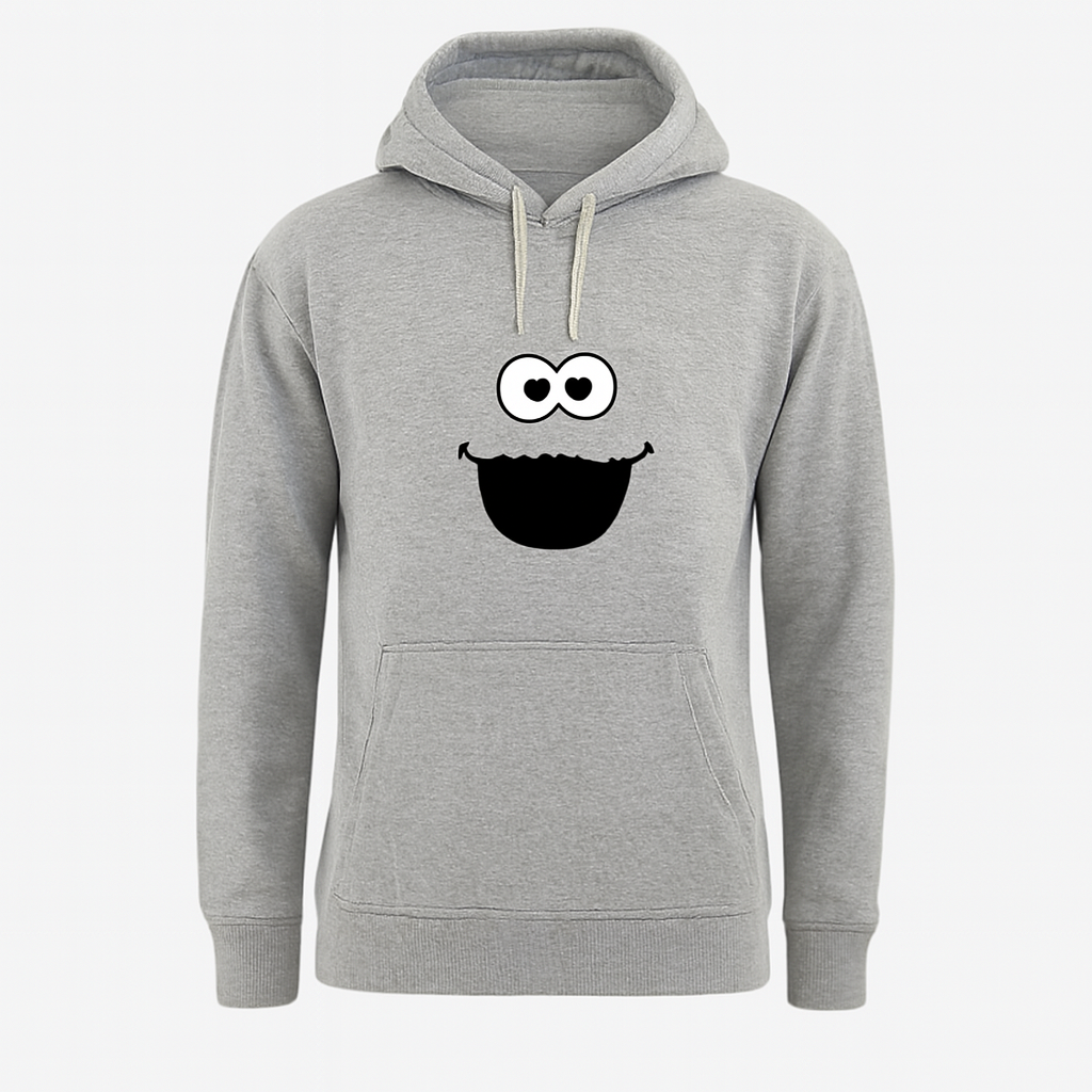 New Summer Collection Full Grey Hoodie Emoji Printed For Men And Boys (Medium)