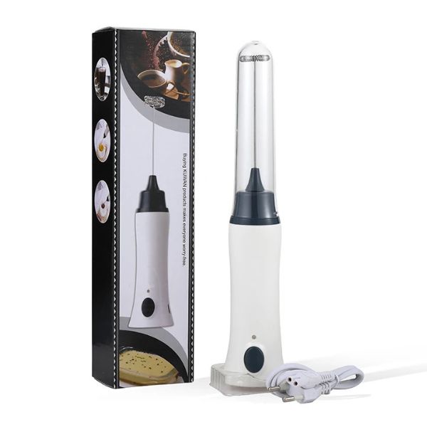Rechargeable Electric Coffee Frother & Milk Beater �Handheld Foam Maker with Stainless Steel Whisk, USB Charging, and Powerful Motor